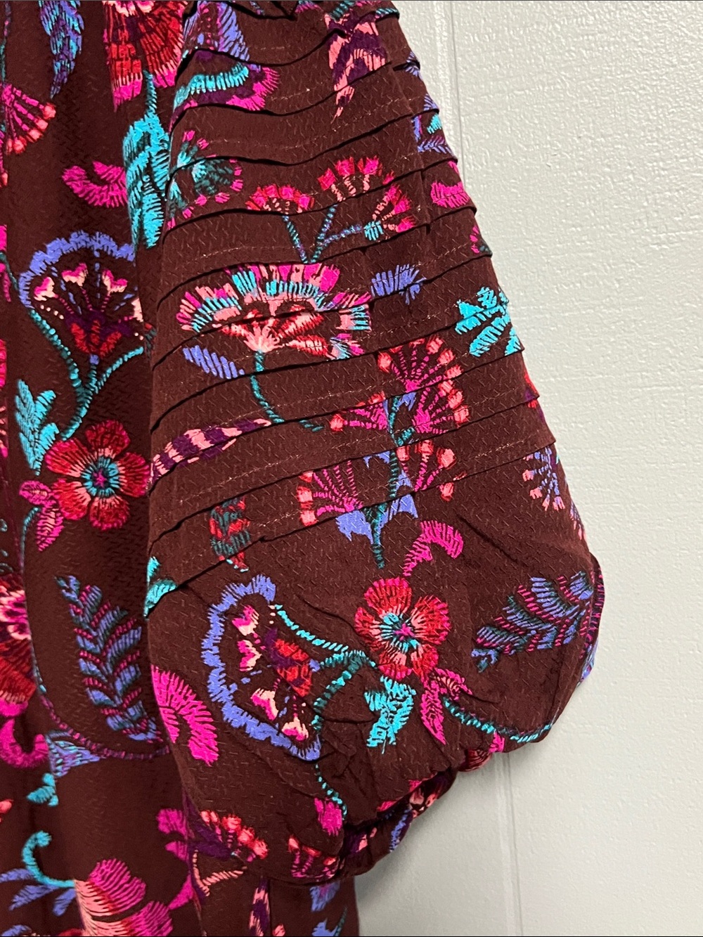 NWT Sugarslips Floral Blouse Shirt Top XL - Picture 10 of 14